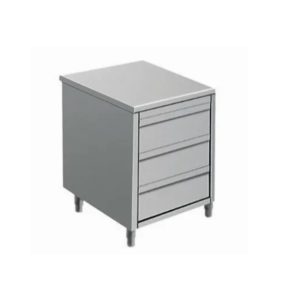 Placard central - 3 tiroirs , 500 x 700 x 850 mm