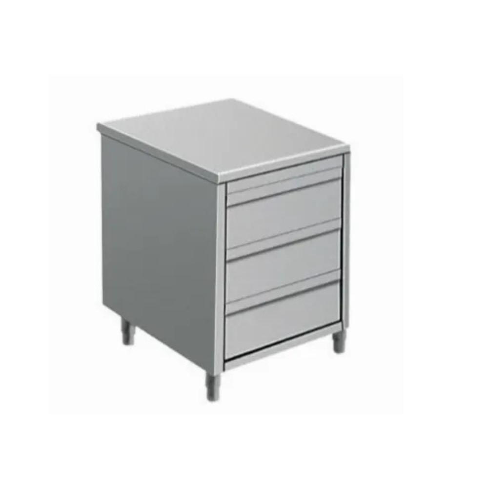 Placard central - 3 tiroirs , 500 x 600 x 850 mm