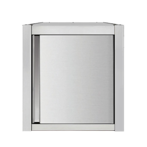 Placard mural en inox - porte battante, 600 x 400 x 650 mm