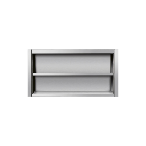 Placard mural en inox - sans porte , 2000 x 400 x 650 mm